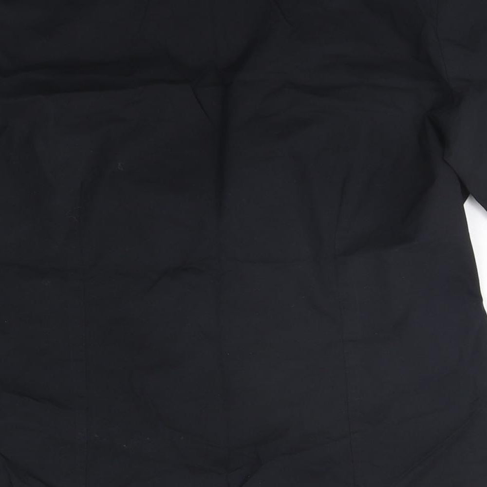 Marks and Spencer Womens Black   Basic Button-Up Size 10