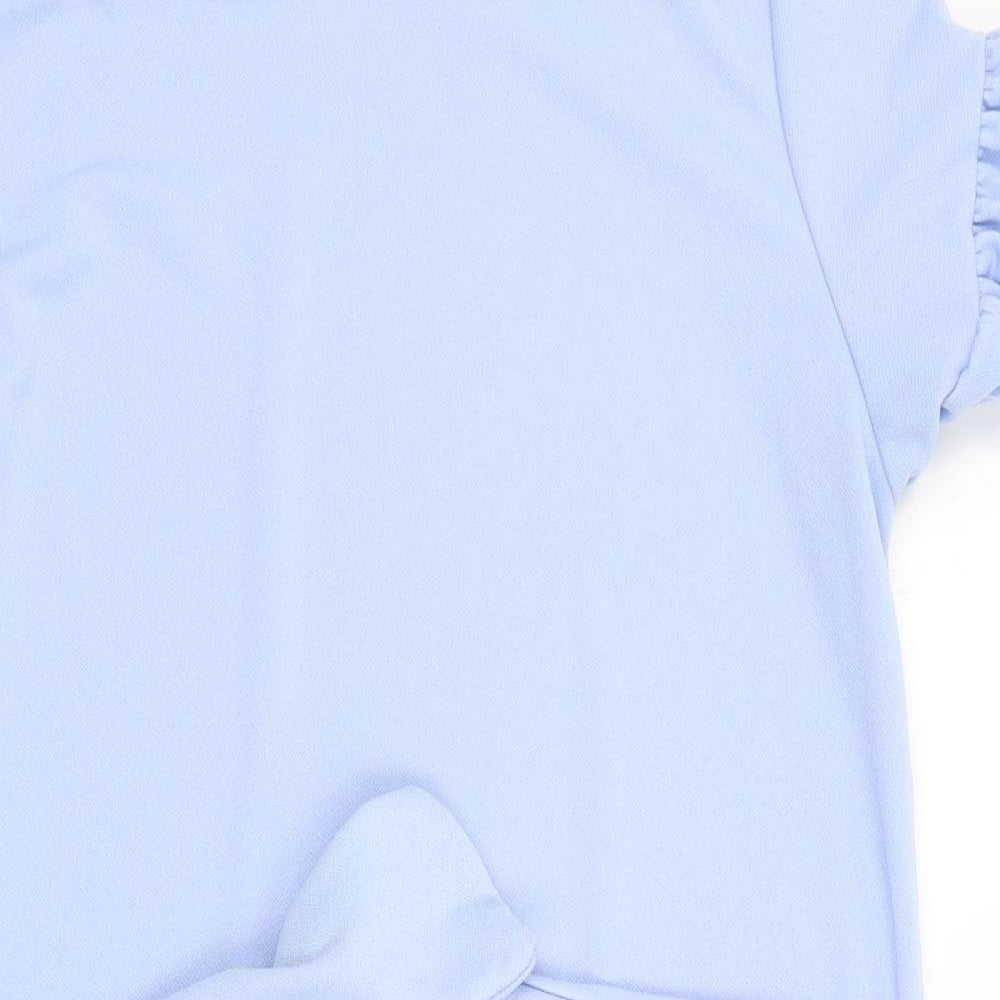 I SAW IT FIRST Womens Blue   A-Line  Size 10  - BELTED