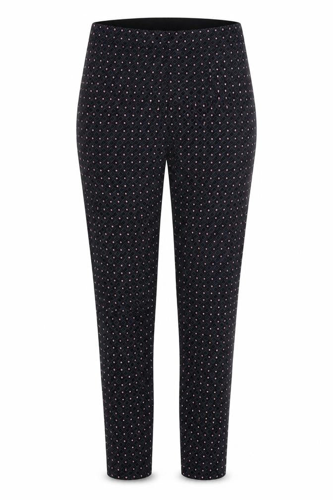 F&F Womens Blue Polka Dot  Jegging Leggings Size 8 L28 in - Elasticated Waist