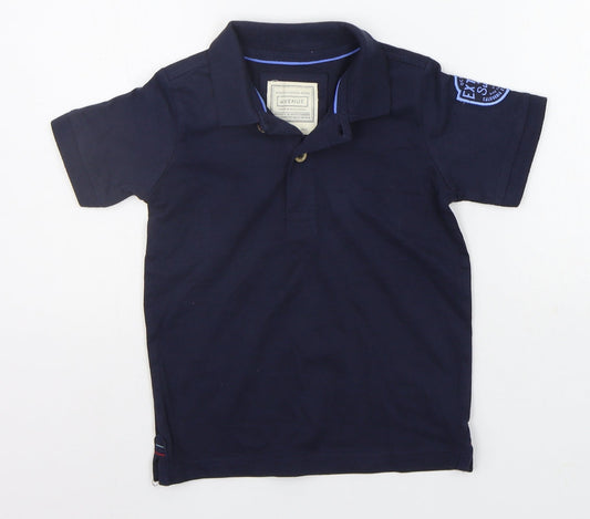 Avenue Boys Blue   Basic Polo Size 5-6 Years