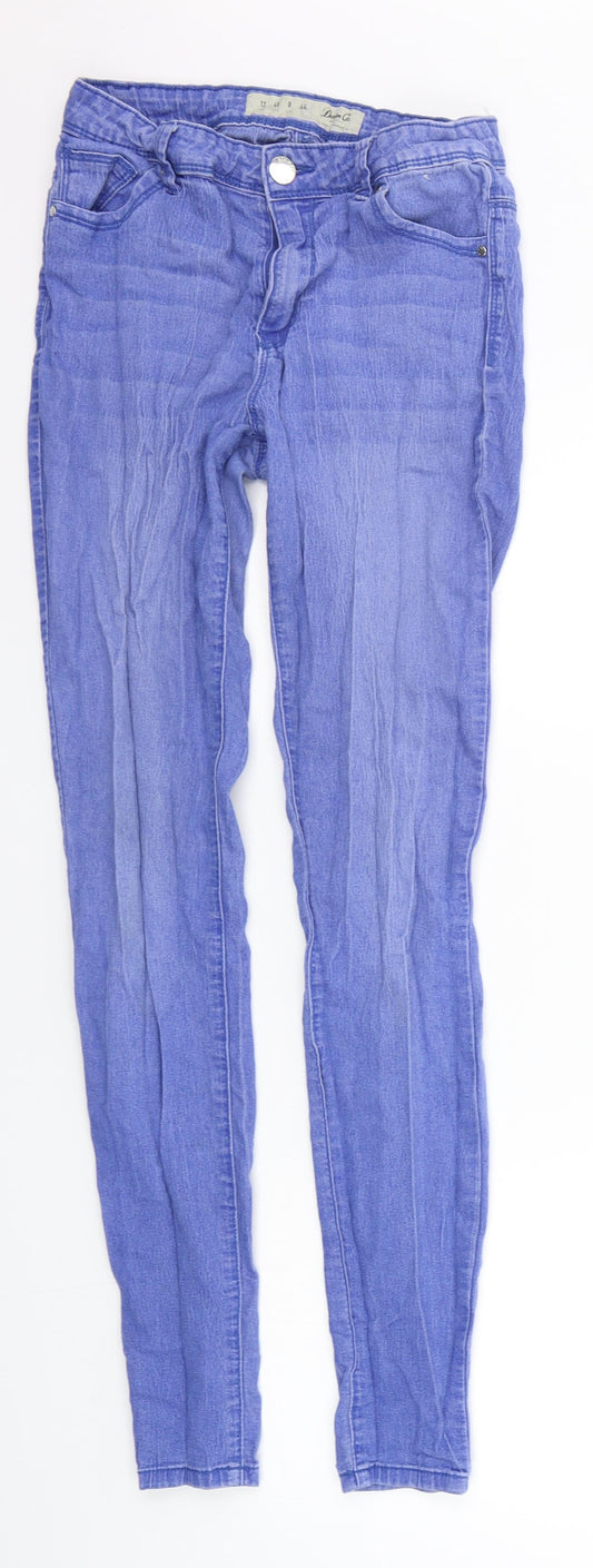 deniem co Womens Blue   Skinny Jeans Size 12 L29 in
