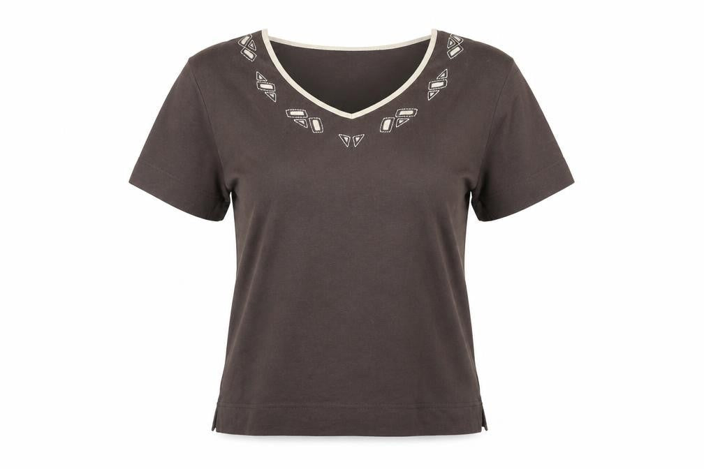 TIGI Womens Grey   Basic T-Shirt Size 12
