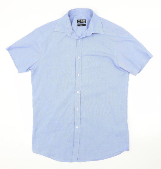 Debenhams Mens Blue    Button-Up Size 15.5