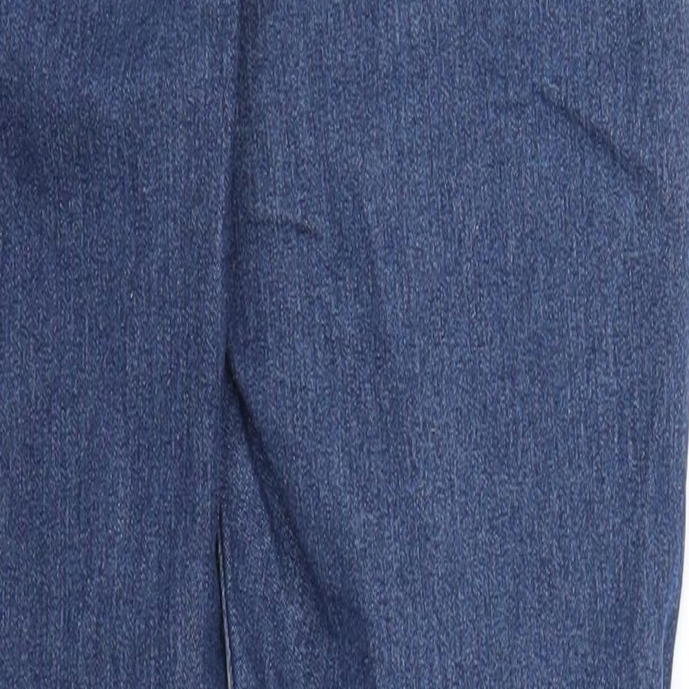 Preworn Womens Blue  Denim Straight Jeans Size S L25 in