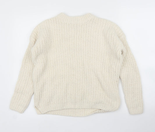 Papaya Womens Ivory   Pullover Jumper Size S