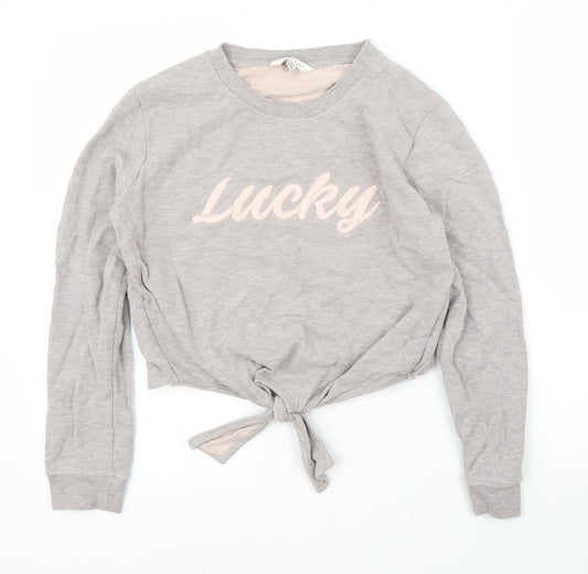 Miss Selfridge Womens Grey   Pullover Jumper Size 8