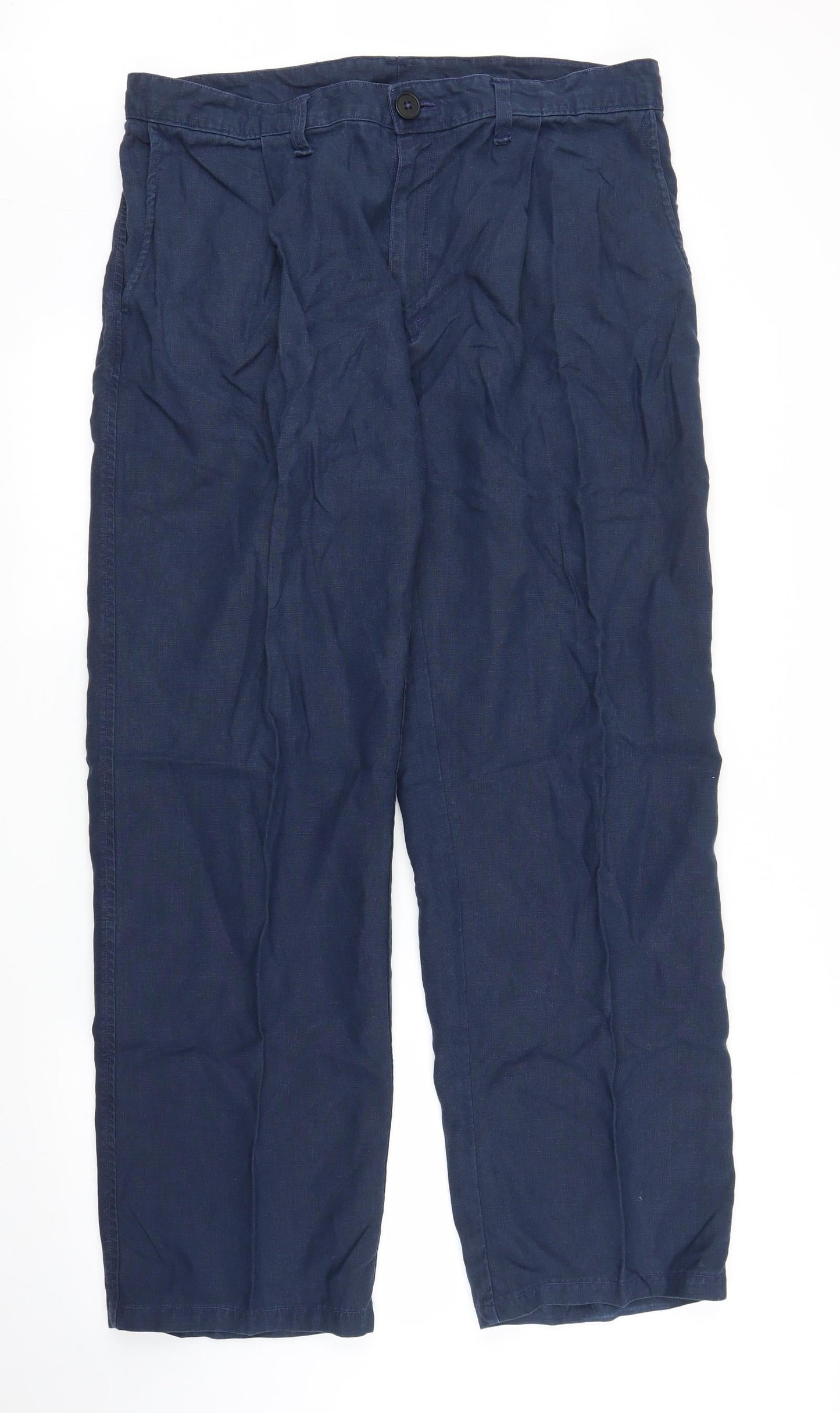 Preworn Womens Blue   Carpenter Trousers Size 32 in L29 in