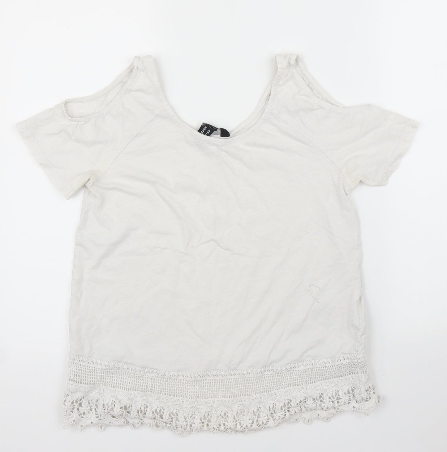 New Look Womens White   Basic Blouse Size 10