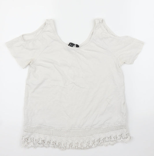 New Look Womens White   Basic Blouse Size 10