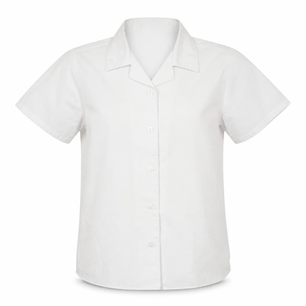 John Lewis Girls White   Basic Button-Up Size 11 Years