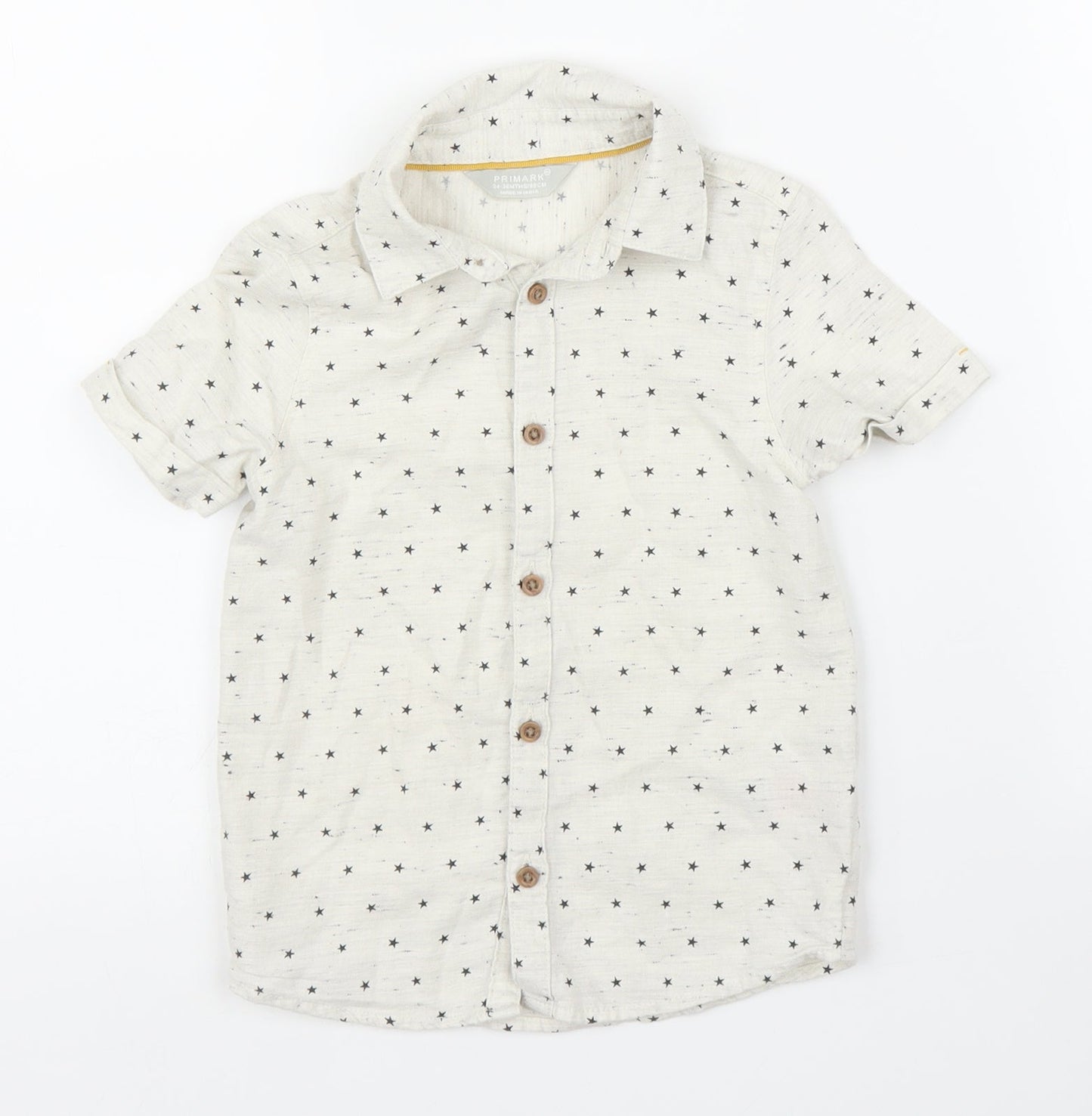 Primark Boys Beige   Basic Button-Up Size 2 Years