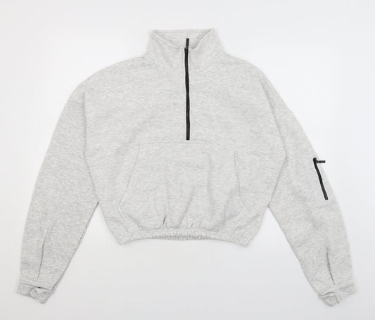 Boohoo Womens Grey   Pullover Jumper Size M