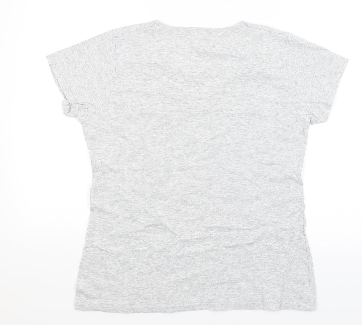 Fruit of the Loom Womens Grey   Basic T-Shirt Size L