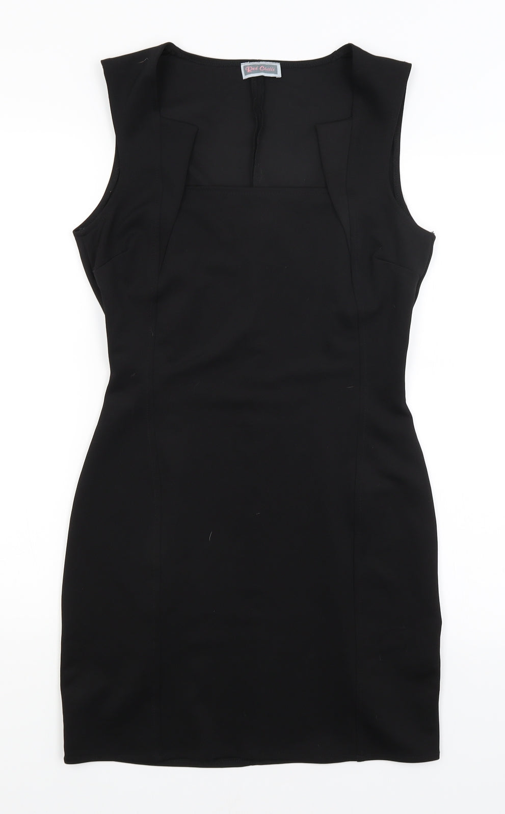 Red Chilli Womens Black   Pencil Dress  Size 12