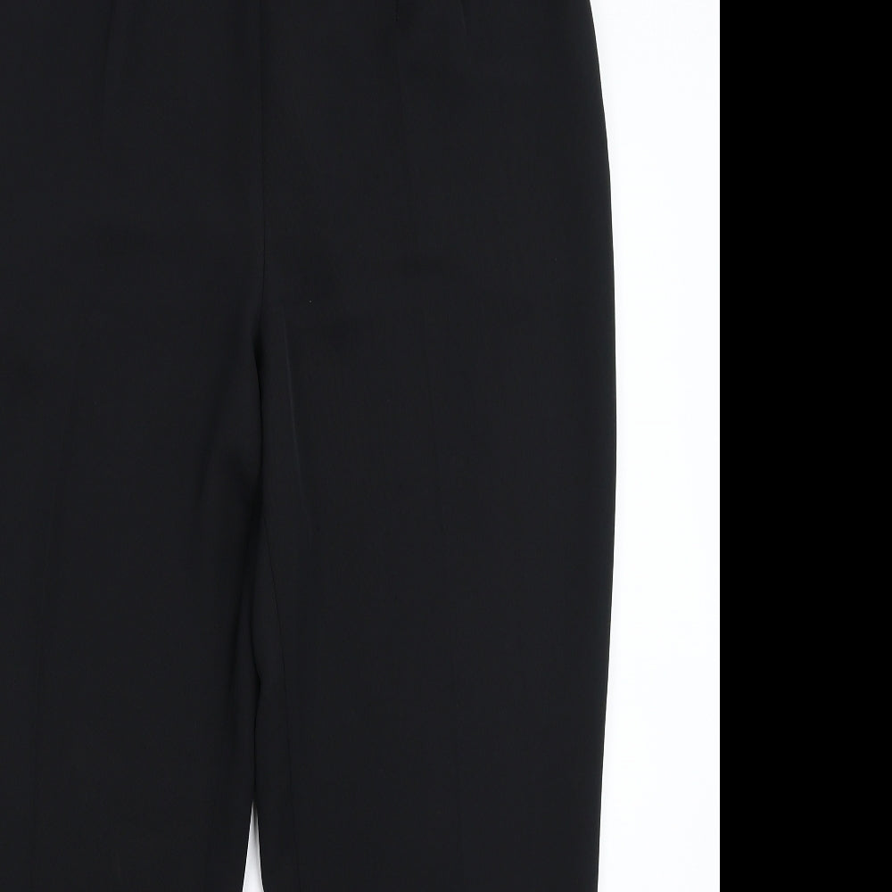 Eleganze Womens Black   Dress Pants Trousers Size 16 L28 in