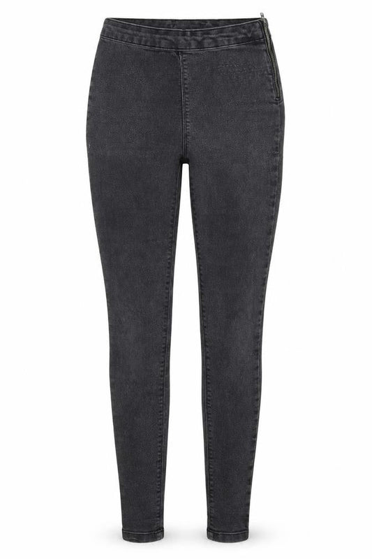 Dorothy Perkins Womens Grey  Denim Jegging Jeans Size 8 L28 in