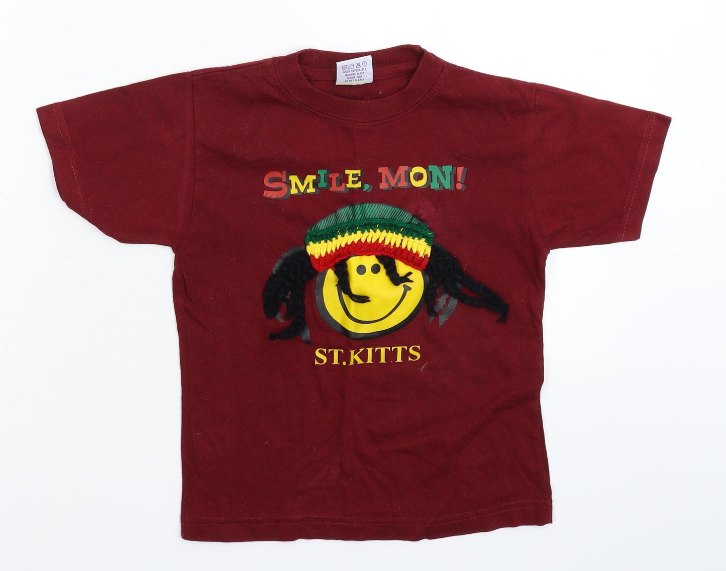 Tropical World Boys Brown   Basic T-Shirt Size 6 Years