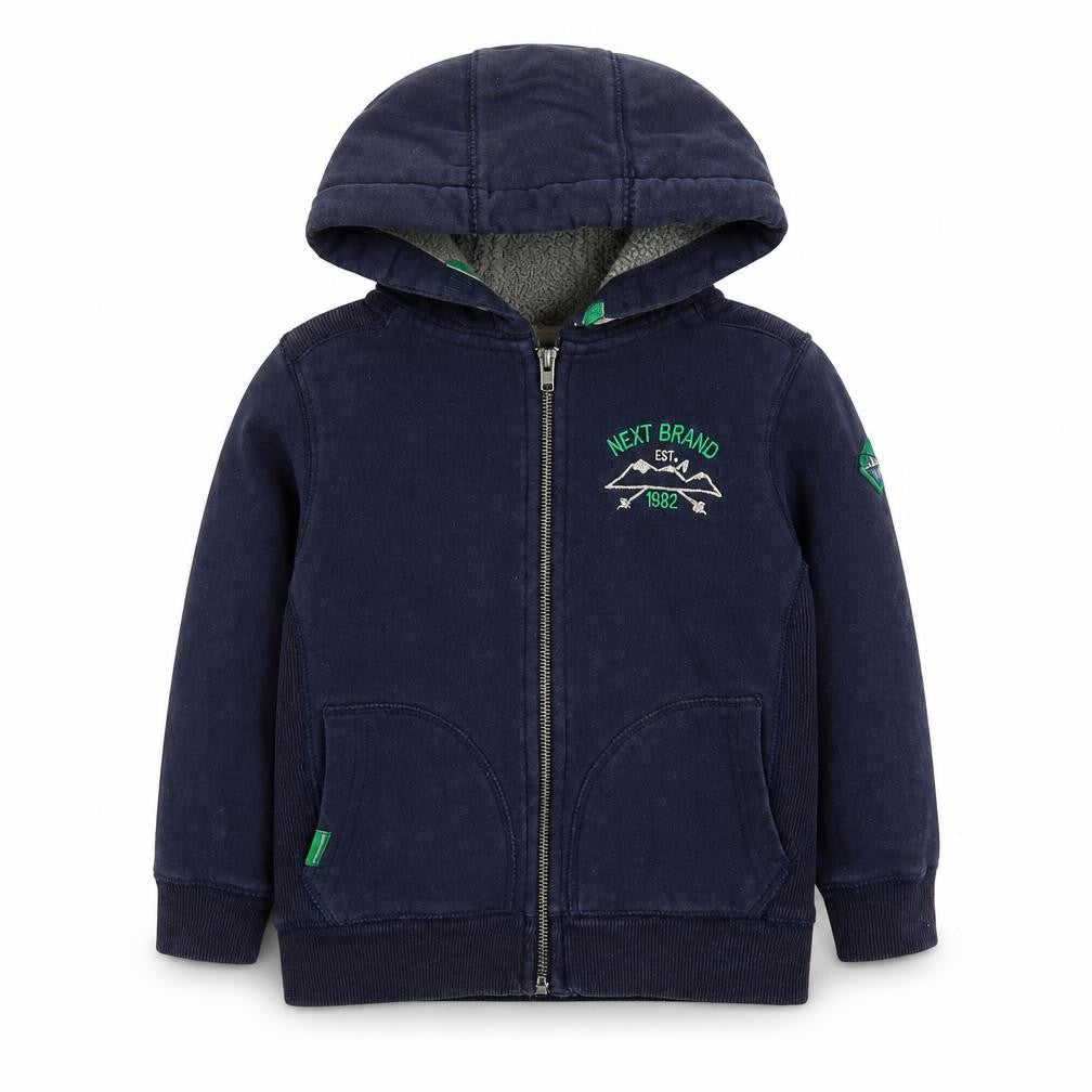Next Boys Blue   Full Zip Hoodie Size 6 Years