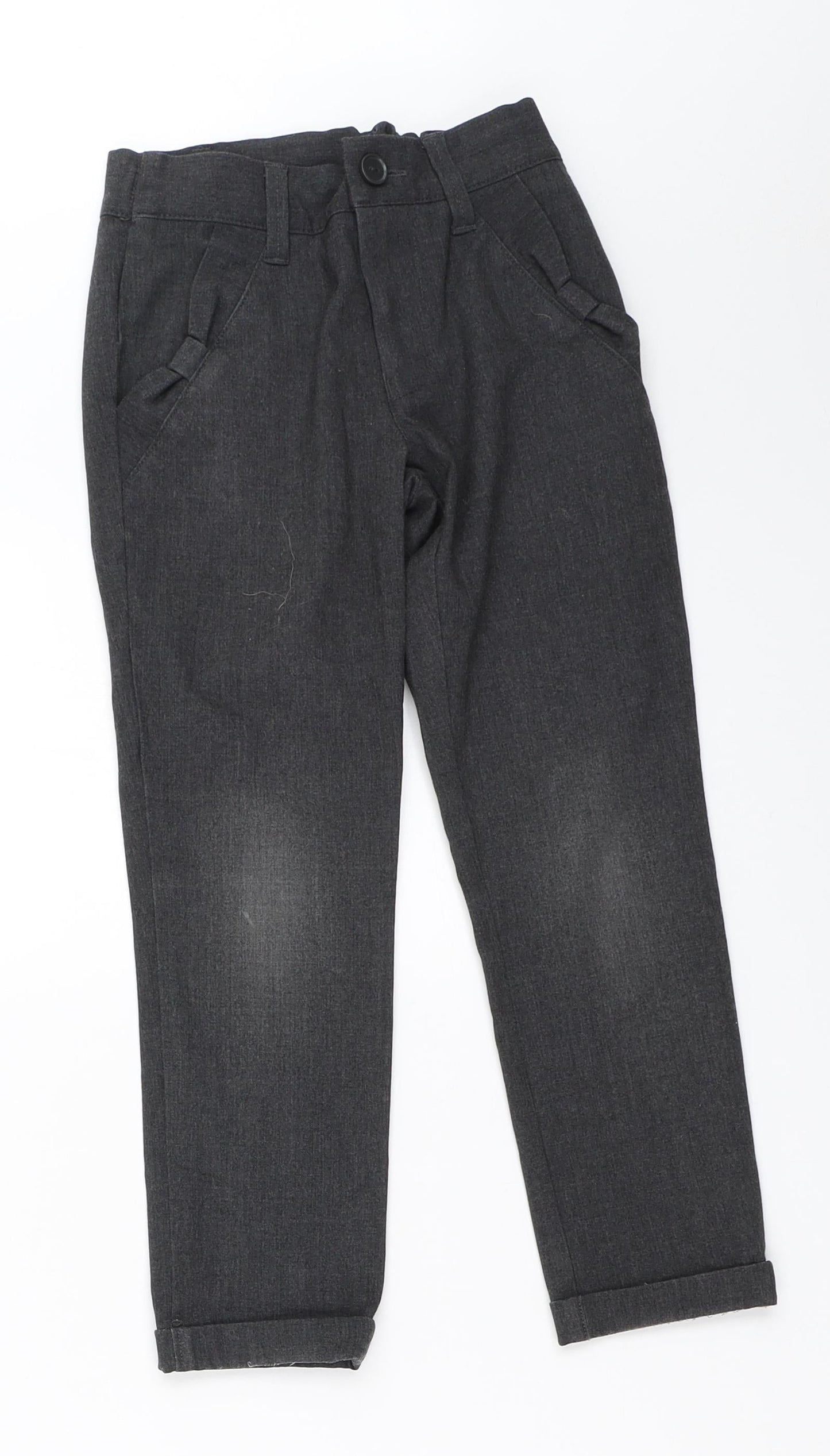 Matalan Girls Grey   Dress Pants Trousers Size 6 Years - School trousers