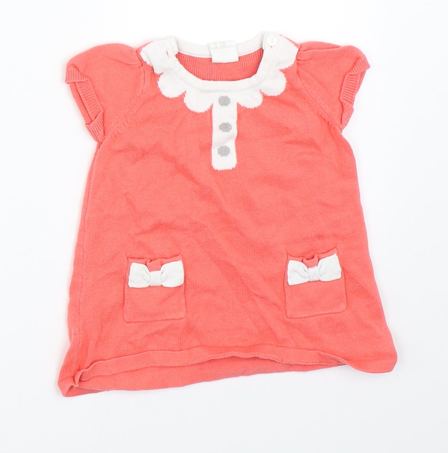 H&M Girls Pink   Shift  Size 0-3 Months