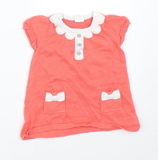 H&M Girls Pink   Shift  Size 0-3 Months