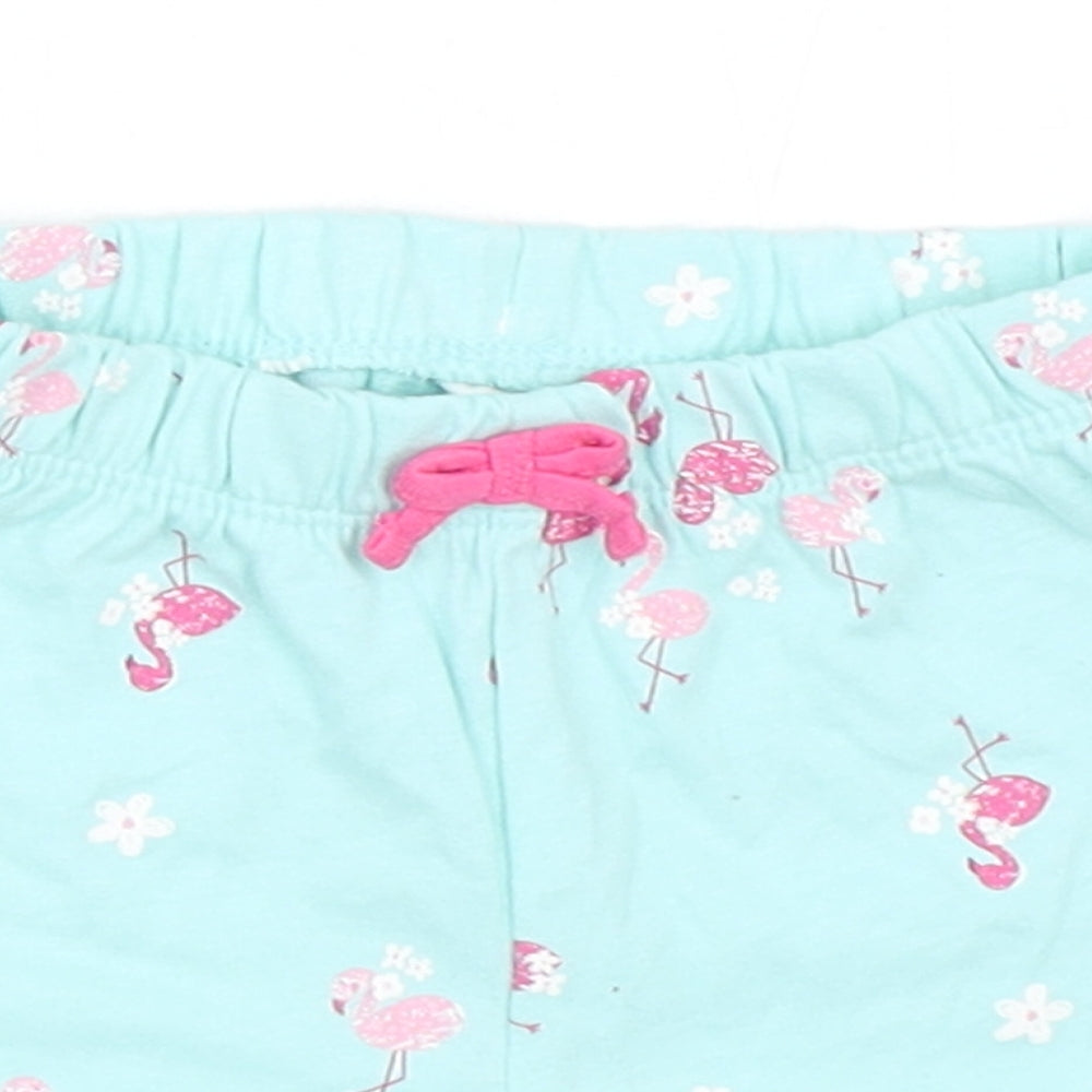 George Girls Blue   Cropped Trousers Size 3-6 Months