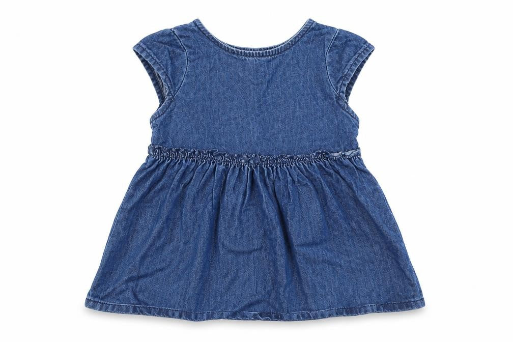 NEXT Girls Blue  Denim Fit & Flare  Size 3-6 Months