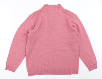 Preloved Nuggets Womens Pink   Pullover Jumper Size M - Back