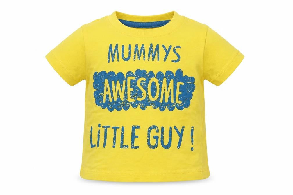 Peacocks Boys Yellow   Basic T-Shirt Size 0-3 Months
