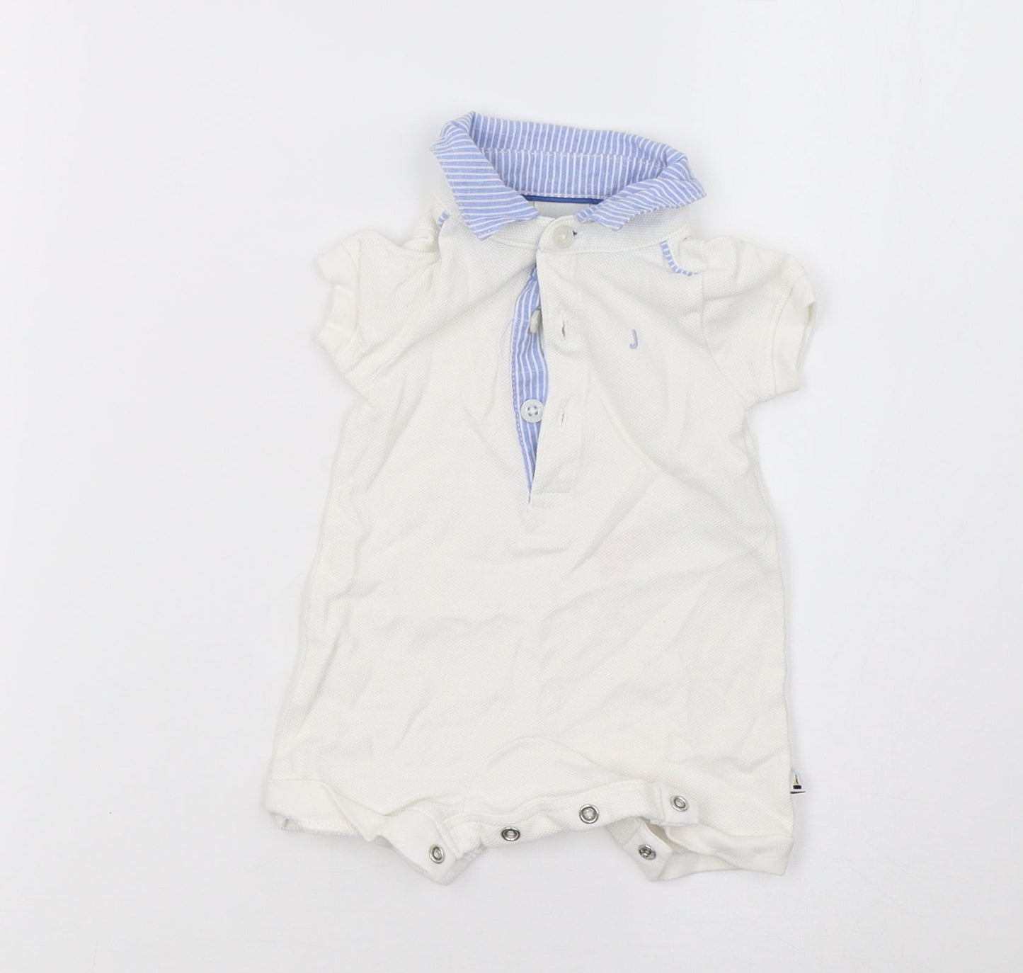 Debenhams Boys White   Babygrow One-Piece Size Newborn