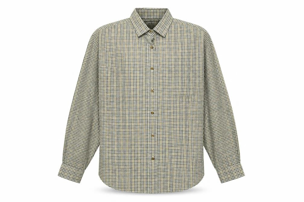 the collar company Mens Brown Check   Polo Size L