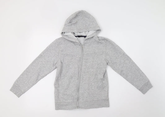 George Boys Grey   Full Zip Sweatshirt Size 9-10 Years