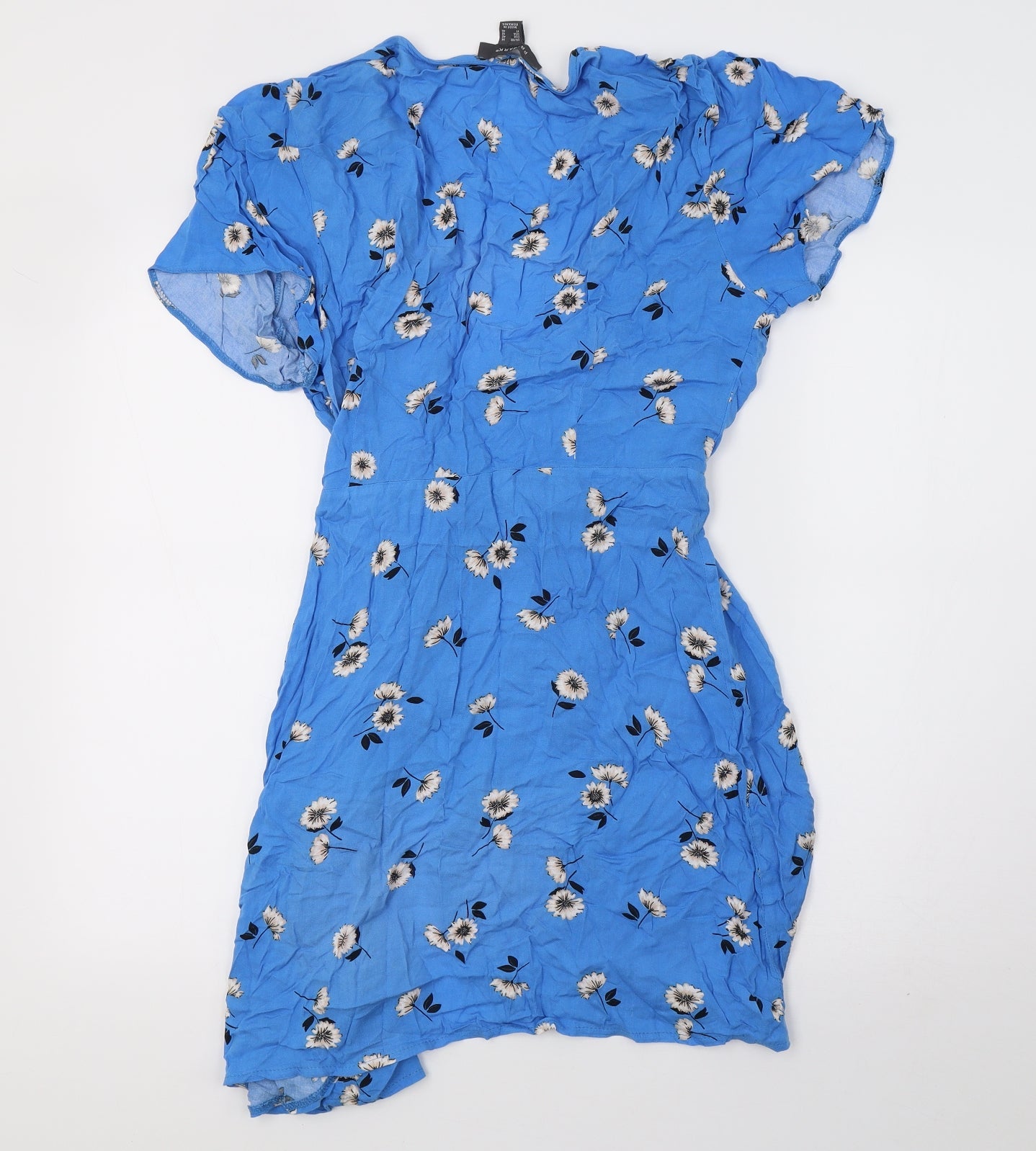 Primark Womens Blue Polka Dot  Jacket  Size 14  - beach wear