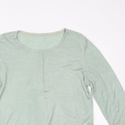 Oasis Womens Green   Basic Blouse Size 6