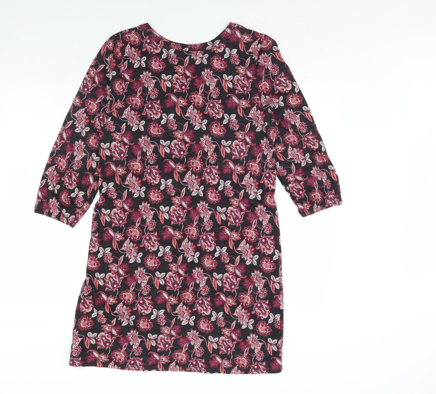 BHS Womens Black Floral  Shift  Size 12