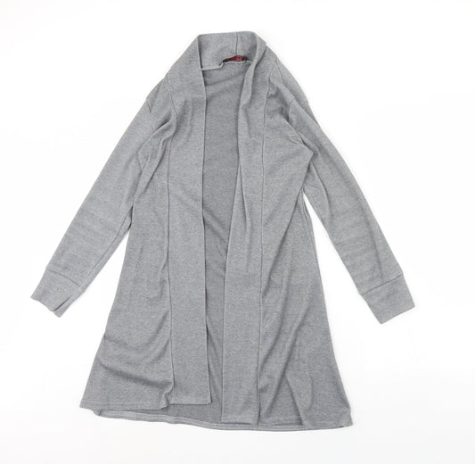 Finella Womens Grey   Cardigan Jumper Size S