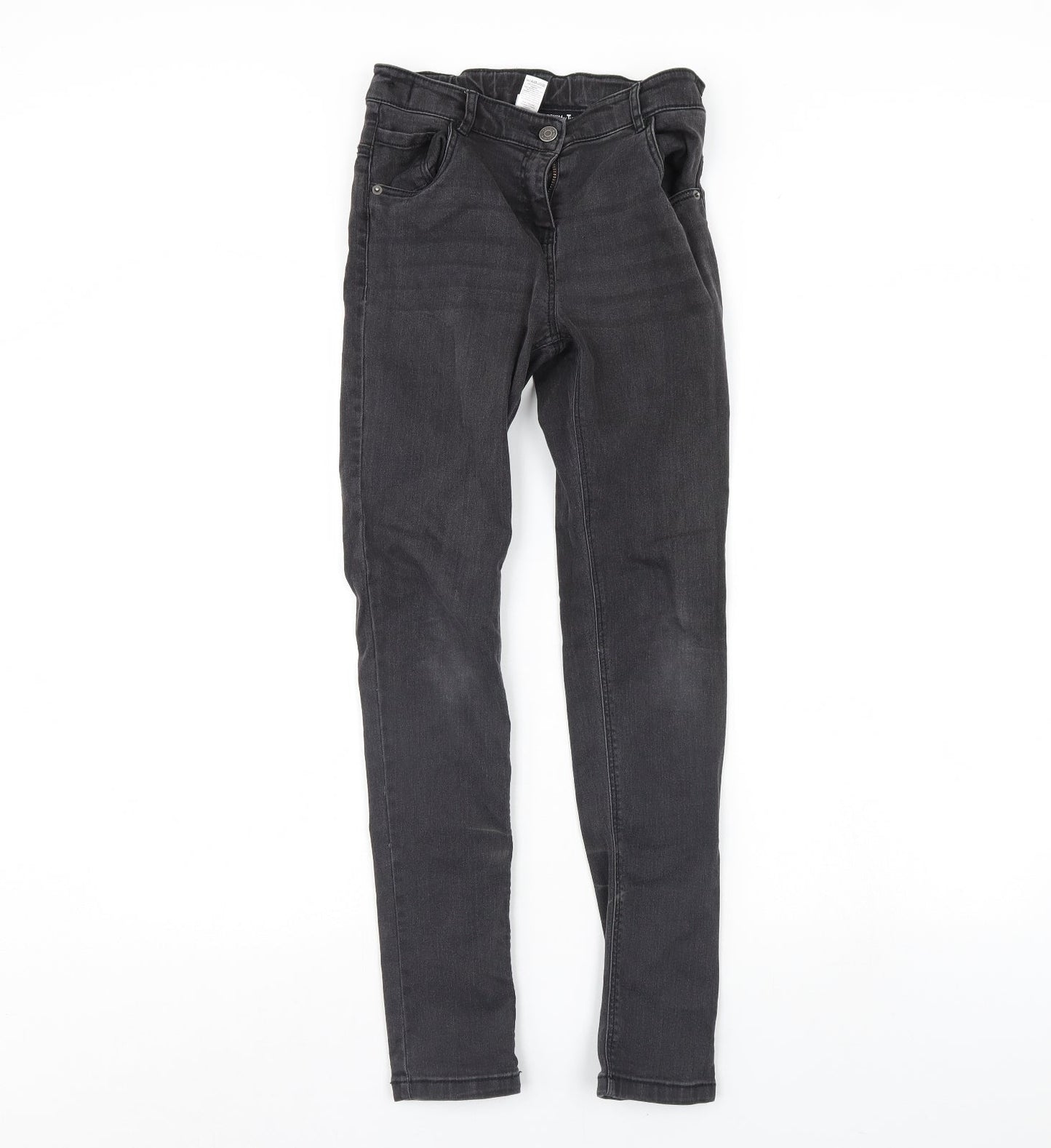 TU Girls Black  Denim Skinny Jeans Size 12 Years