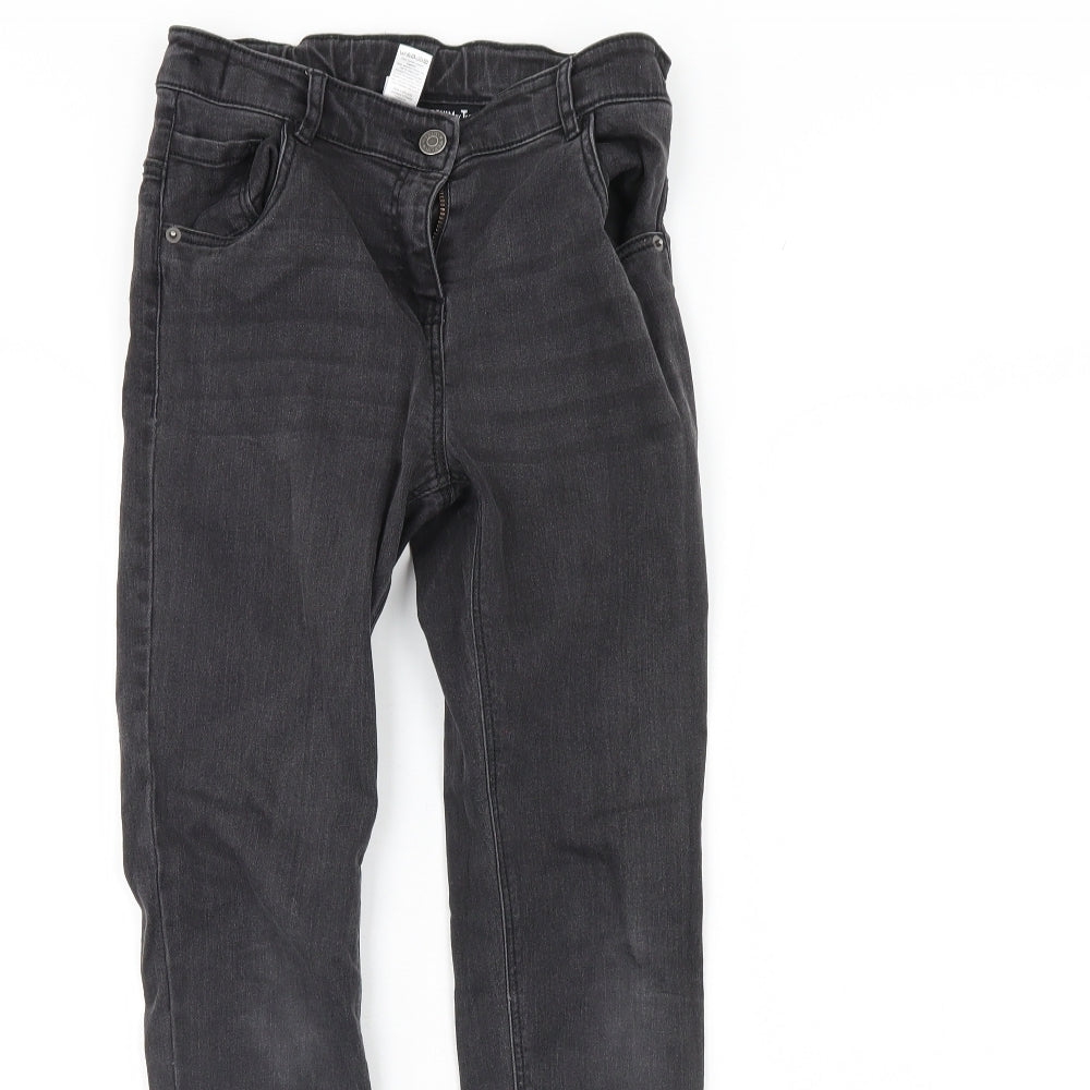 TU Girls Black  Denim Skinny Jeans Size 12 Years