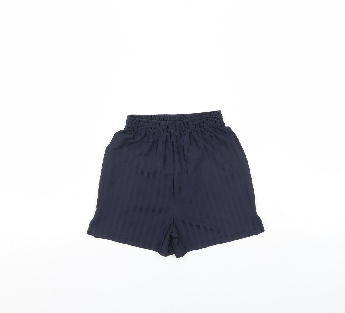 TU Boys Blue Striped  Sweat Shorts Size 6 Years