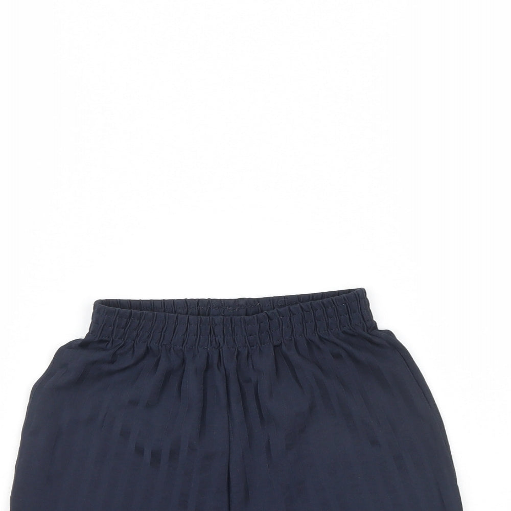 TU Boys Blue Striped  Sweat Shorts Size 6 Years