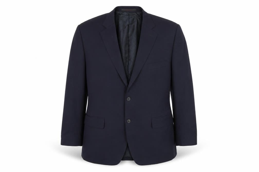 Preworn Womens Blue   Jacket Blazer Size 44  - Shoulder Pads