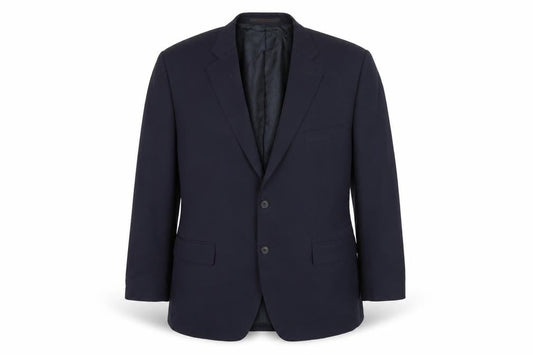 Preworn Womens Blue   Jacket Blazer Size 44  - Shoulder Pads
