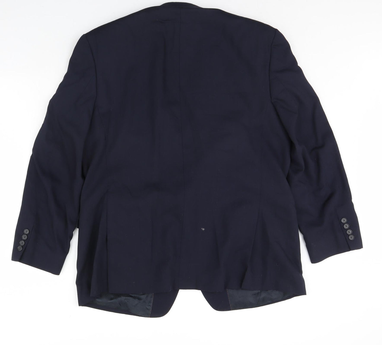 Preworn Womens Blue   Jacket Blazer Size 44  - Shoulder Pads