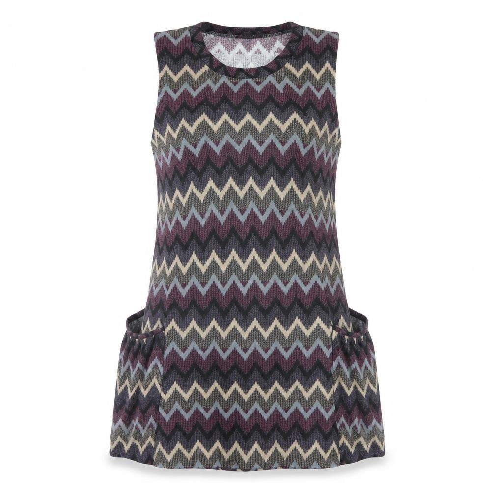 Izabel Womens Purple Geometric  Mini  Size 8