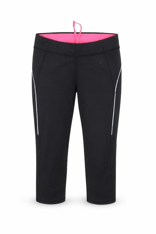 WorkOut Womens Black   Cropped Leggings Size S