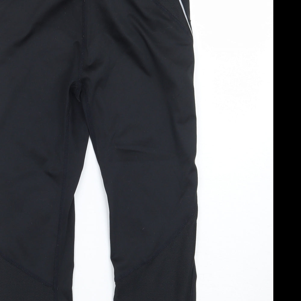 Work out Womens Black   Cropped Leggings Size S