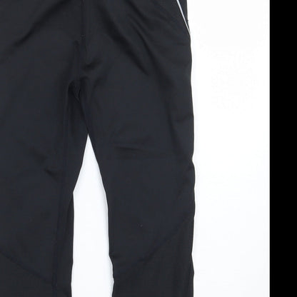WorkOut Womens Black   Cropped Leggings Size S