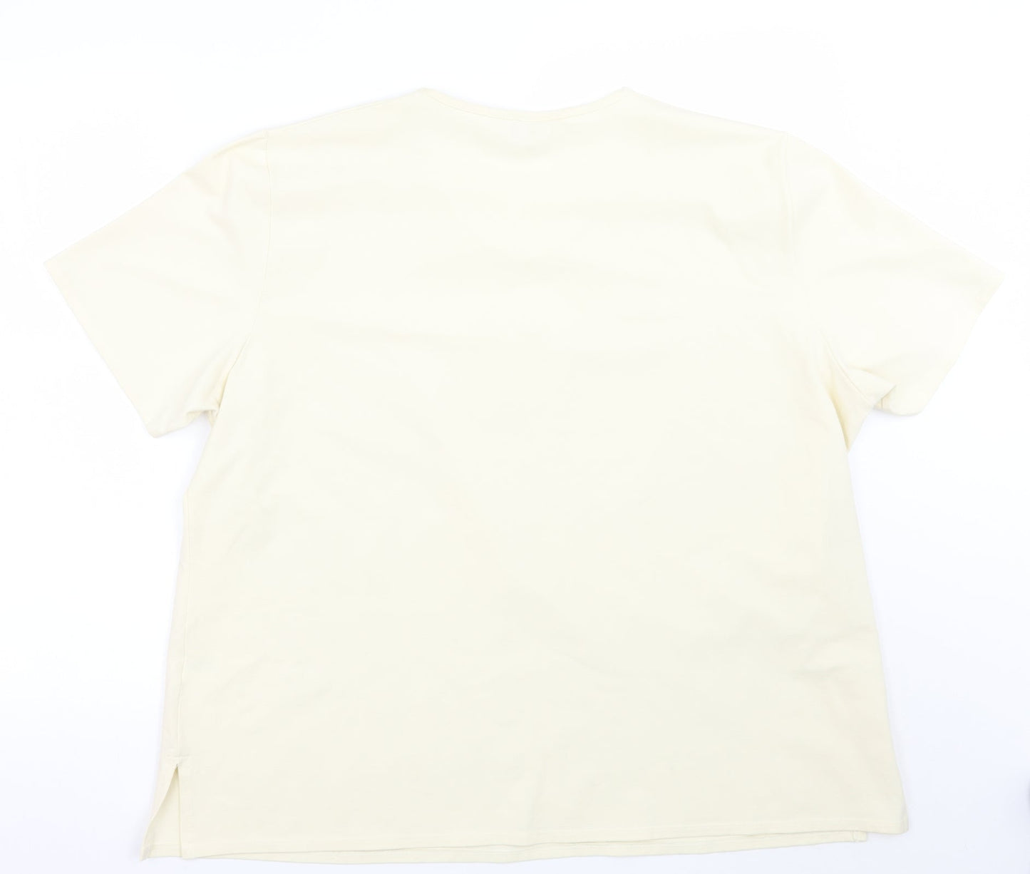 ELVI Womens Beige   Basic T-Shirt Size XL