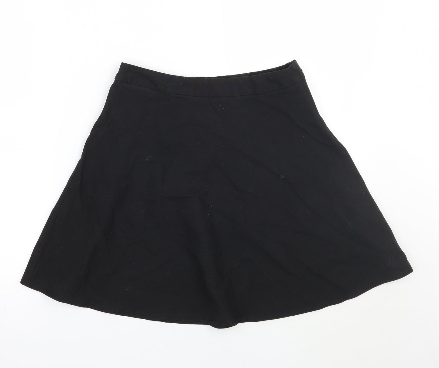Marks and Spencer Girls Black   A-Line Skirt Size 14 Years