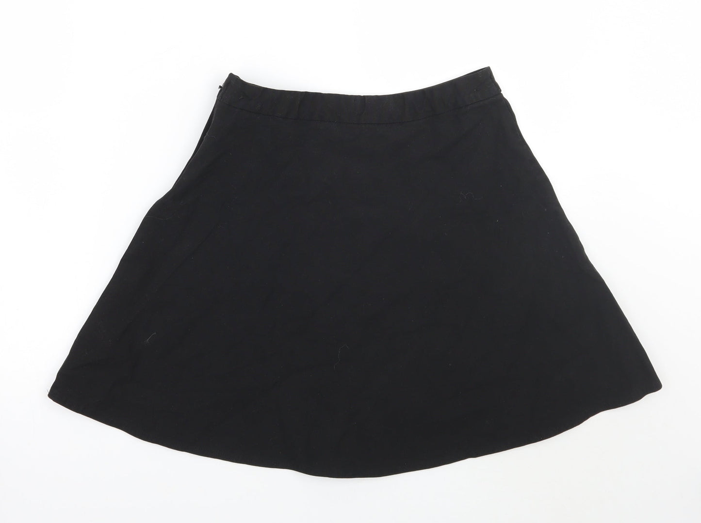 Marks and Spencer Girls Black   A-Line Skirt Size 14 Years